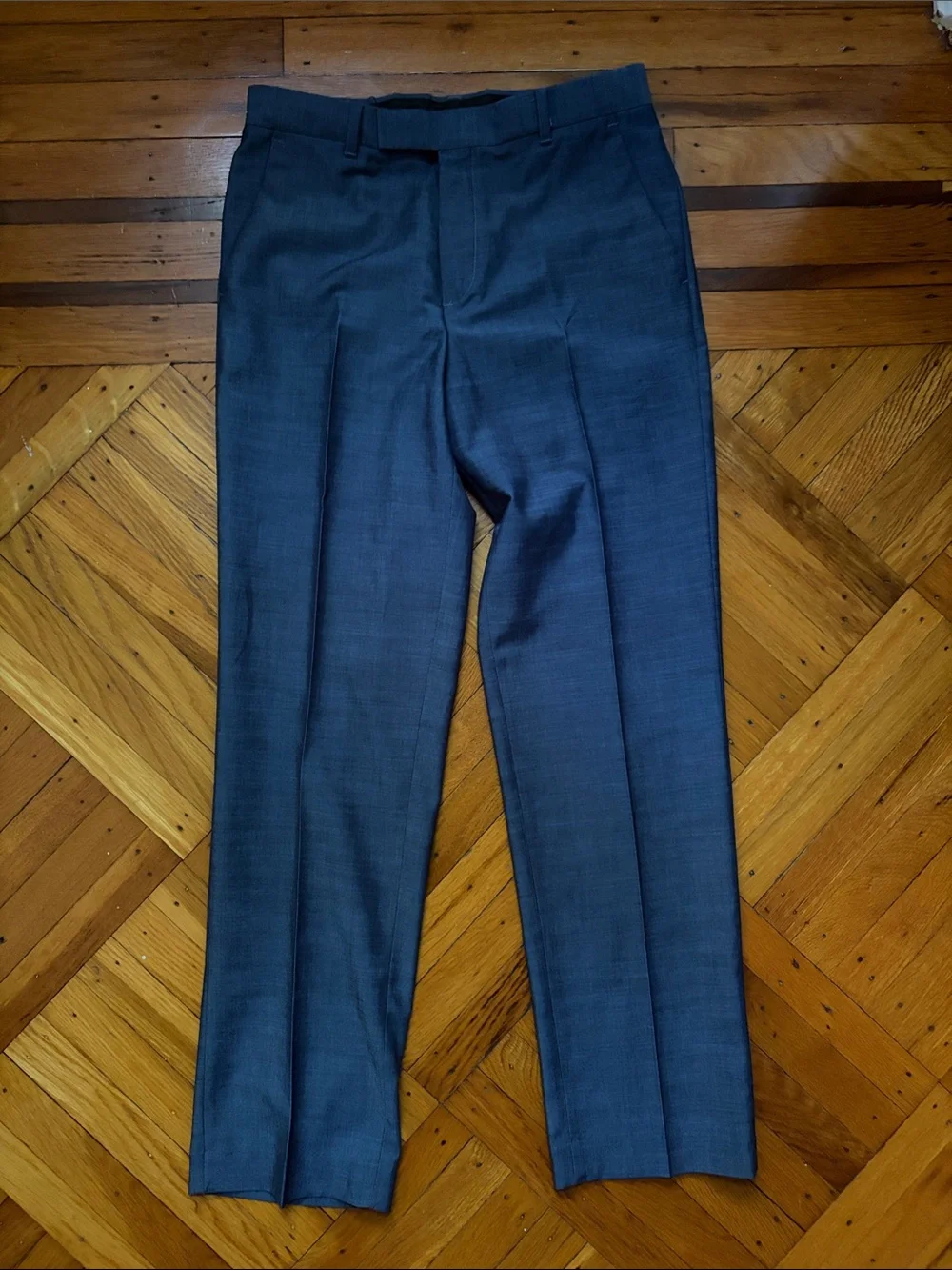 Boy's Calvin Klein Men's Blue Two-Piece Suit with Shirt Size 12 and 14